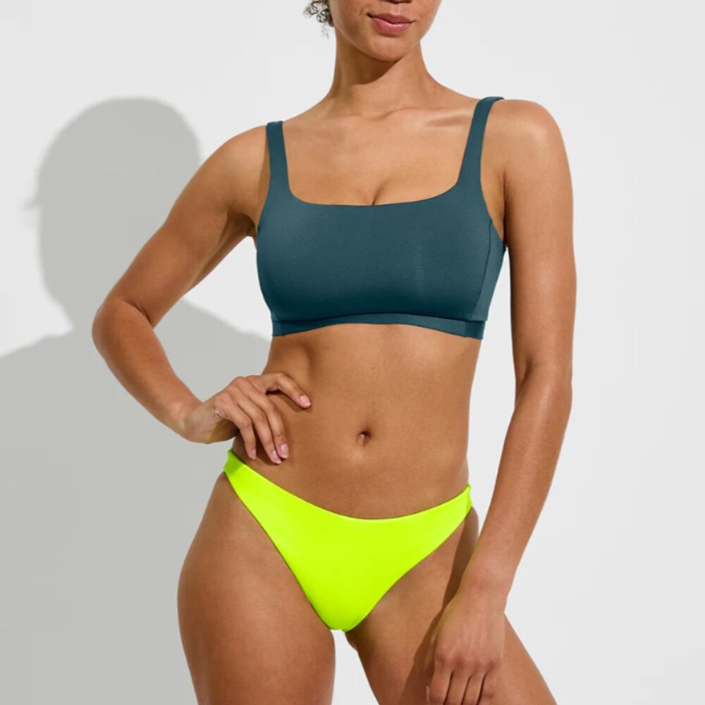 Left On Friday Bikini Bottom in Neon Yellow - M